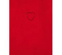 WORLD TRAVELER Eccolo Writing Journal - 140 Page Lined Notebook with Red Embossed Heart Cover | Vintage-Inspired Travel Journal, Diary & Notebook for Women & Writers