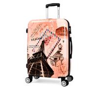 World Traveler Equipaje Giratorio de policarbonato, Maletas rígidas expandibles con Bloqueo TSA, Flight, 24-Inch, Flight - Maleta giratoria de policarbonato (61 cm)