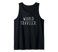World Traveler Globe Vacation Explorer Regálale a su turista Camiseta sin Mangas