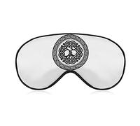 World Tree Viking Rune - Máscara de ojos para dormir para hombres, mujeres, adolescentes, niños, cubierta de sombra de ojos y vendados con los ojos descubiertos, suave y cómoda para viajes y yoga