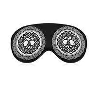 World Tree Viking Rune - Máscara de ojos para dormir para hombres, mujeres, adolescentes, niños, cubierta de sombra de ojos y vendados con los ojos descubiertos, suave y cómoda para viajes y yoga
