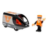 World tren de pasajeros naranja y negro, Vehículo de juguete