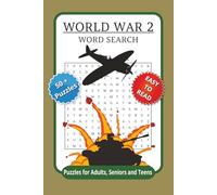 World War 2 Word Search: World War 2 Word Searches with Easy-to-Read Print about World War 2 Terms, Locations, and More | 6x9 inches, 110 Pages ... Gift for Vacations, Holidays, and Relaxing Getaways