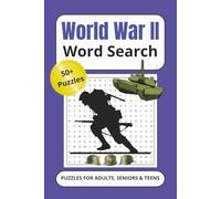 World War II Word Search Puzzle Book: Word Searches with Easy to Read Print about world war, Fighters, Soldiers and more | 6x9 inches, 110 pages | 50+ ... Gift for Vacations, Holiday and Free Times