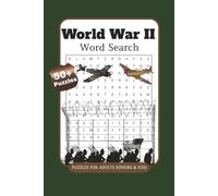 World War II Word Search: Word Search Puzzles with Easy to Read Print about World War II, History, Politics and More | 6 x 9 inches, 110 pages | 50+ ... Gift for Vacations, Holidays, and Relaxation