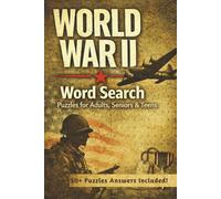 World War IIWord Search Puzzle Book: Word Searches with Easy to Read Print about ww2 airplanes, ww2 tanks, ww2 espionage and More | 6x9 inches, 110 ... Gift for Vacations, Holidays and Free Times