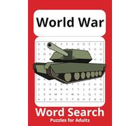 World War Word Search: Word Searches with Easy-to-Read Print about World Wars, World War I, World War II and More | 6x9 inches, 110 pages | 50+ puzzles … Gift for Vacations Holidays and free time