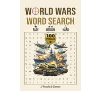 World Wars Word Search: Word Search with Easy to Read Print about World Wars, History of Wars, Warfare & More | 6x9 inches, 200 pages | 100 Puzzles ... Gift for Vacations, Holidays and Relaxation
