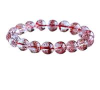 WORLD WIDE GEMS BEADS GEMSTONE 1 Strands Natural Orange Cornucopia Super 7 Seven Melody Stone スーパー7 Men's Bracelet Round Big Beads 11mm 05068 Code-HIGH-23177