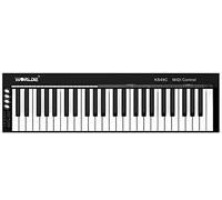 Worlde KS49C - Teclado Midi con 49 teclas y USB, con sensibilidad a la velocidad