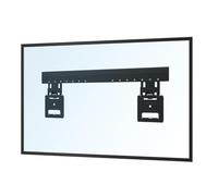 WORLDLIFT Soporte de pared ultra delgado para TV adecuado para 43-100 Micro-Gap Flat 75 kg Max VESA 800 x 600 mm, compatible con perfil diseñado para televisores Samsung Frame (2021-2023)