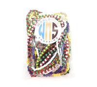 WORLDMARTSHOPPING WMS Juego de 8 collares de santería, el juego incluye: Ogun, Elegua, Obatala, Shango, Yemaya, Orula, Oshun y San Miguel, Vidrio