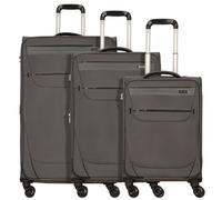 Worldpack Denver 4 ruedas Juego de maletas 3 piezas gris
