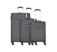 Worldpack Dublin 4 ruedas Juego de maletas 3 piezas Con asa expansible gris