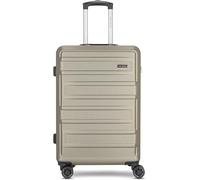 Worldpack Maleta New York 2.0 Grande | Maleta mediana de carcasa dura - carro de 4 ruedas, equipaje de viaje ligero con asa y compartimento de lavandería para vacaciones | 44 cm x 25 cm x 67 cm