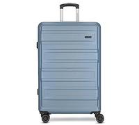 Worldpack New York 2.0 4 rollos, Azul Metálico, Koffer L (76 cm), Equipaje duro