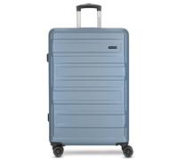 Worldpack New York 2.0 4 rollos, Azul Metálico, Koffer L (76 cm), Equipaje duro