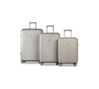Worldpack Portland 4 ruedas Juego de maletas 3 piezas beige