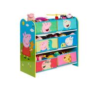 Worlds Apart Unidad de Almacenamiento de Juguetes para niños Peppa Pig, Dimensiones construidas (aproximadas): 60 cm de Alto x 63,5 cm de Ancho x 30 cm de Profundidad.