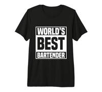 World'S Best Bartender Funny Bartending Alcoholic Drink Camiseta Premium