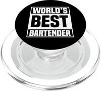 World'S Best Bartender Funny Bartending Alcoholic Drink PopSockets PopGrip para MagSafe