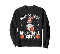 Worlds Best Basketball Daddy Funny Fathers Day GNOME For Dad Sudadera