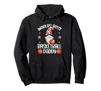 Worlds Best Basketball Daddy Funny Fathers Day GNOME For Dad Sudadera con Capucha