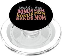 Worlds Best Bonus Mamá Día de la Madre Dicho Divertido PopSockets PopGrip para MagSafe