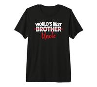 World'S Best Brother Becomes An Uncle Surprise - Camiseta Camiseta Premium