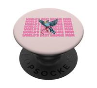 World'S Best Budgie Mom Mama Budgerigar Parrot Día de la Madre PopSockets PopGrip Adhesivo