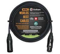 WORLDS BEST CABLES - Gotham GAC-4/1 - Star Quad Mic Cable - 4 Meter con Neutrik Gold XLR Plugs