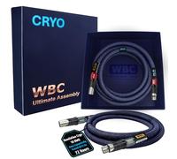 WORLDS BEST CABLES Revelation CRYO - 18 AWG - OFC ultra puro - Capacitancia ultra baja (6.8 pF/ft) - Cable XLR para audiófilo premium [tratamiento criogénico de 72 horas]