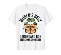 World'S Best Cardboard Box Breaker Downer Camiseta