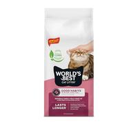WORLD'S BEST CAT LITTER Good Habits - Arena para Gatos, 8 Libras, atrayente Natural a Base de Plantas, aglutinación rápida, 99% Libre de Polvo y Fabricada en Estados Unidos, Ideal para Entrenamiento
