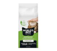 World'S Best Cat Litter Original sin Perfume, 32 Libras | Suave control de olores para gatos sensibles y dura 2 veces más; basura de maíz natural, aglomeración rápida, lavable