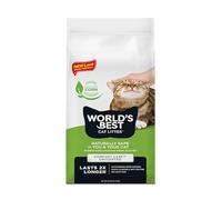 WORLD'S BEST CAT LITTER para Varios Gatos Aroma Lavanda, 28 Libras - Ingredientes Naturales, aglomeración rápida, desechable por el Inodoro, 99% Libre de Polvo, Control de olores excepcional
