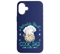 Worlds Best Cook Dad Funny Cooking GNOME For Fathers Day Carcasa para iPhone 16 Plus