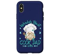 Worlds Best Cook Dad Funny Cooking GNOME For Fathers Day Carcasa para iPhone X/XS