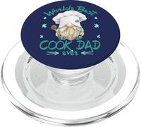Worlds Best Cook Dad Funny Cooking GNOME For Fathers Day PopSockets PopGrip para MagSafe