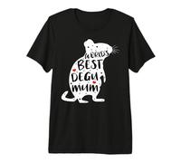 Worlds Best Degu Mamá Lindo Degu Propietario Diciendo Camiseta Premium