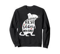Worlds Best Degu Mamá Lindo Degu Propietario Diciendo Sudadera
