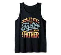 World'S Best Farter I Mean Father Camiseta Divertida Día del Padre Camiseta sin Mangas