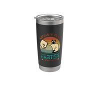 World's Best Farter I Mean Father Funny Cat Día del Padre 2026 Vaso térmico de acero inoxidable de doble pared