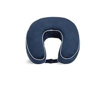 World's Best Mundial de Mejor Cushion-Soft Memoria Espuma Almohada Cervical, Color Negro, Azul Marino, Pack de 1