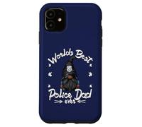 Worlds Best Police Dad For Men Grandpa Police Officer GNOME Carcasa para iPhone 11