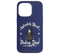 Worlds Best Police Dad For Men Grandpa Police Officer GNOME Carcasa para iPhone 13 Pro