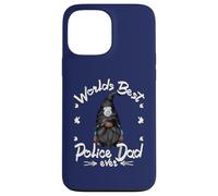 Worlds Best Police Dad For Men Grandpa Police Officer GNOME Carcasa para iPhone 13 Pro MAX