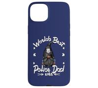 Worlds Best Police Dad For Men Grandpa Police Officer GNOME Carcasa para iPhone 15 Plus