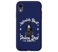 Worlds Best Police Dad For Men Grandpa Police Officer GNOME Carcasa para iPhone XR