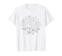World'S Best Teacher | Mejor Profesora del Mundo Camiseta gráfica económica, Hombre, Blanco, M